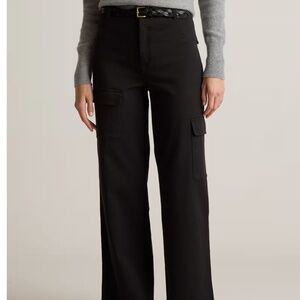 Quince Organic Stretch Cotton Twill Cargo Pants